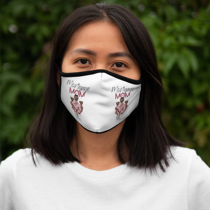 Mortgage Mom Fitted Polyester Face Mask