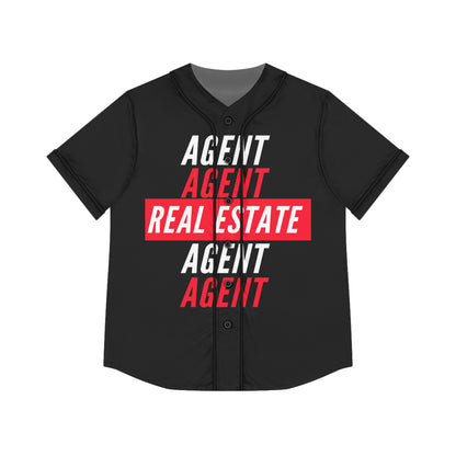 Real Estate Agent Women's Baseball Jersey