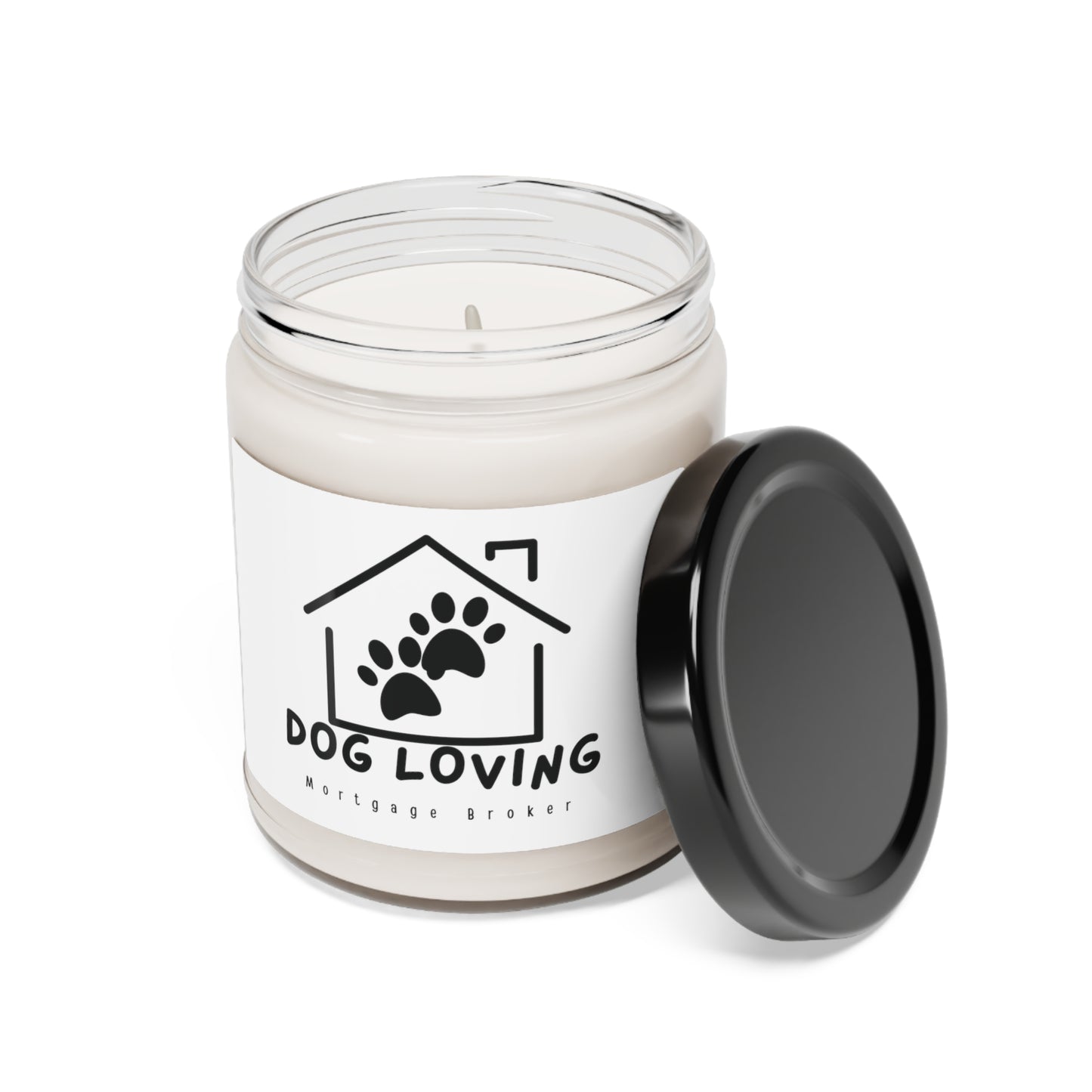 Dog Loving Mortgage Broker Scented Soy Candle, 9oz