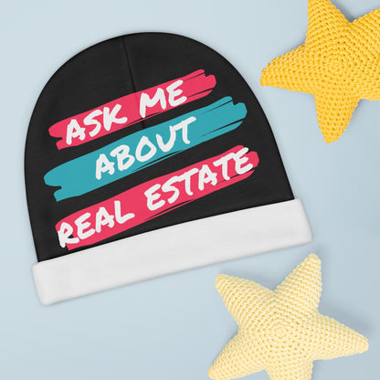 Ask me about Real Estate Baby Beanie (AOP)