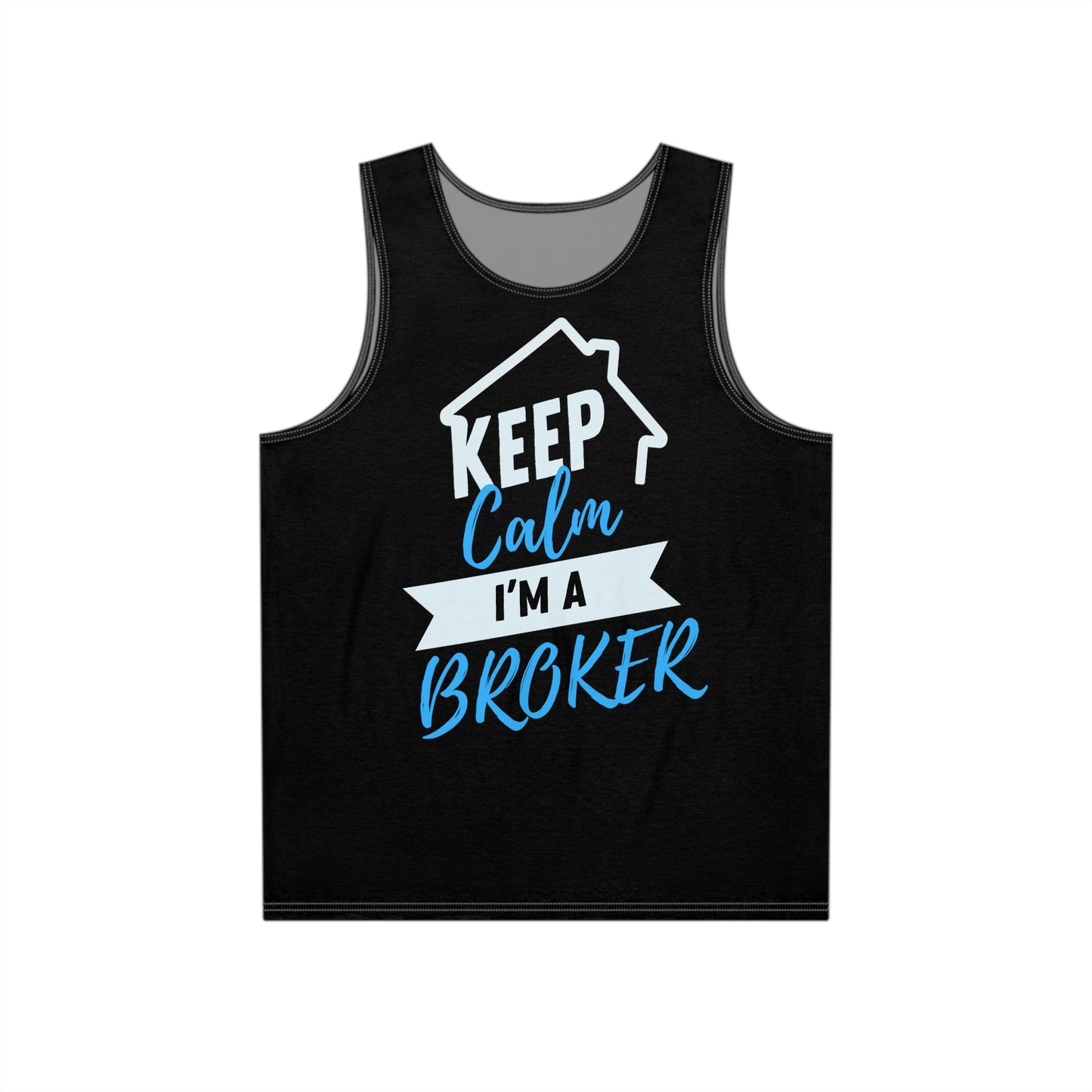 Keep Calm I'm A Broker Men's Tank