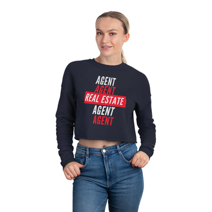 Real Estate Agent Women's Cropped Sweatshirt