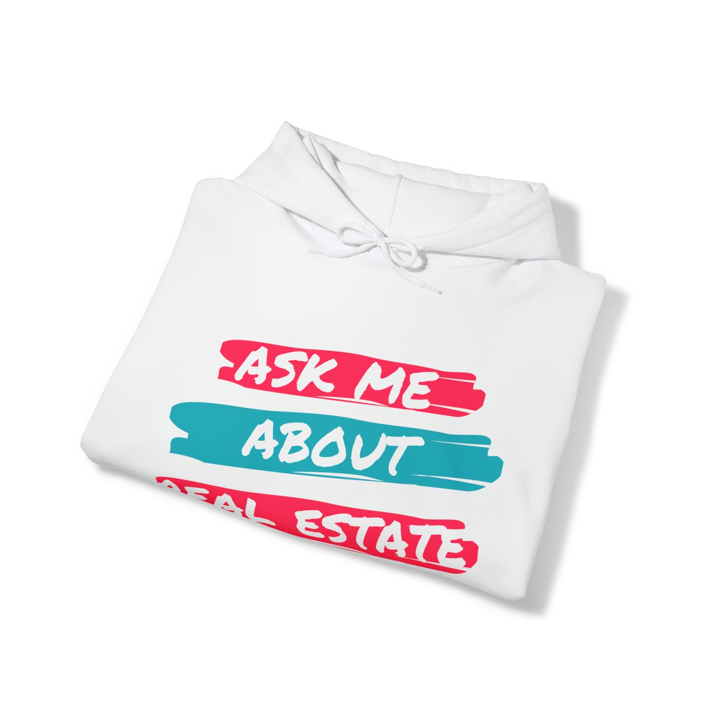 Ask me about Real Estate Unisex Heavy Blend™ Hooded Sweatshirt