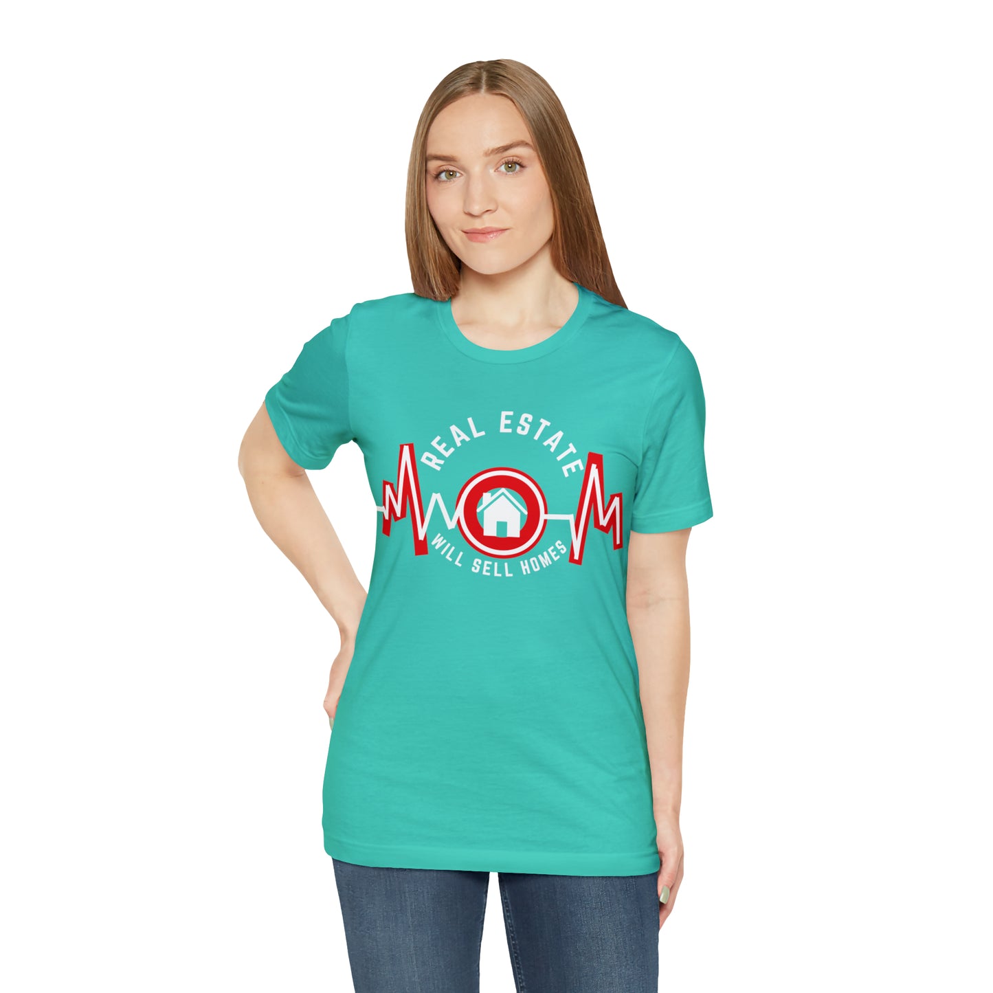 REAL ESTATE MOM Unisex Jersey Short Sleeve Tee