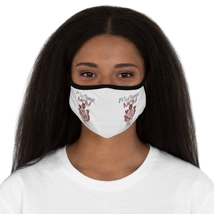 Mortgage Mom Fitted Polyester Face Mask