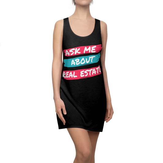 Ask me about Real Estate Women's Cut & Sew Racerback Dress (AOP)