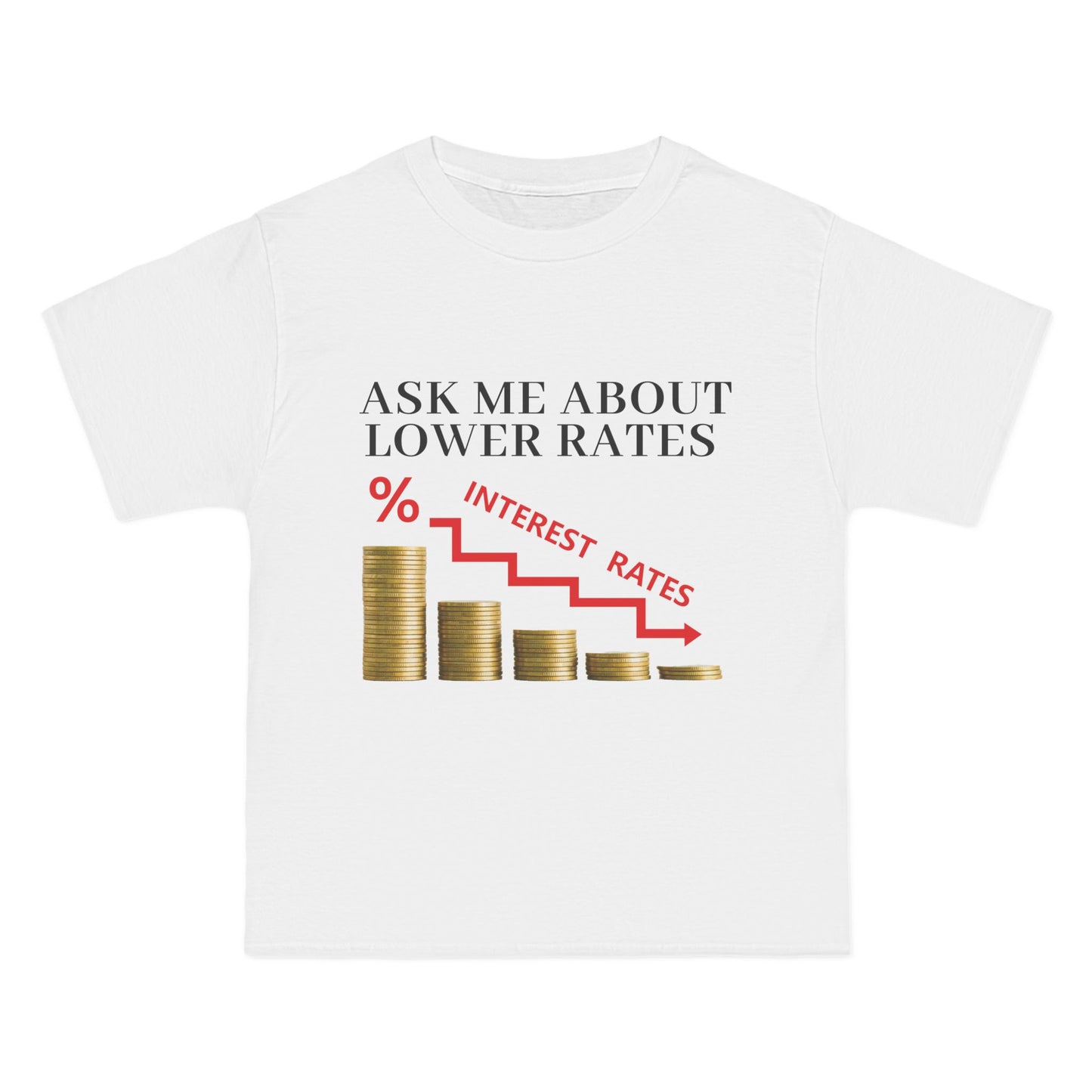 T-Shirt - Ask Me About Low Rates Funny Tee Shirt