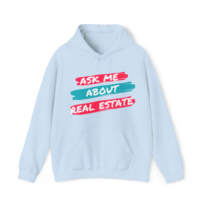 Ask me about Real Estate Unisex Heavy Blend™ Hooded Sweatshirt