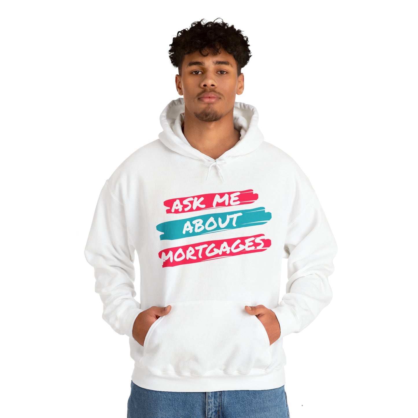 Ask me about Mortgages Unisex Heavy Blend™ Hooded Sweatshirt