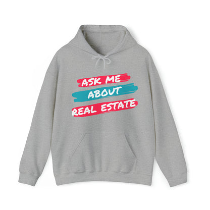 Ask me about Real Estate Unisex Heavy Blend™ Hooded Sweatshirt