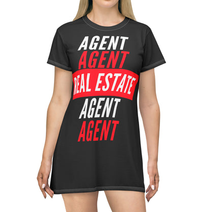 Real Estate Agent T-Shirt Dress