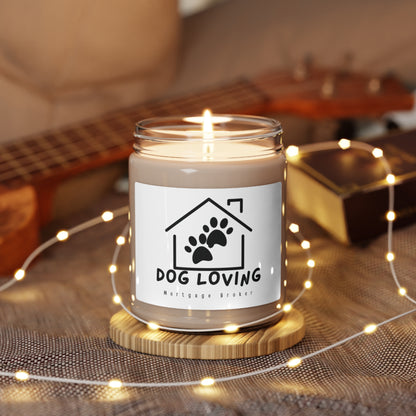 Dog Loving Mortgage Broker Scented Soy Candle, 9oz