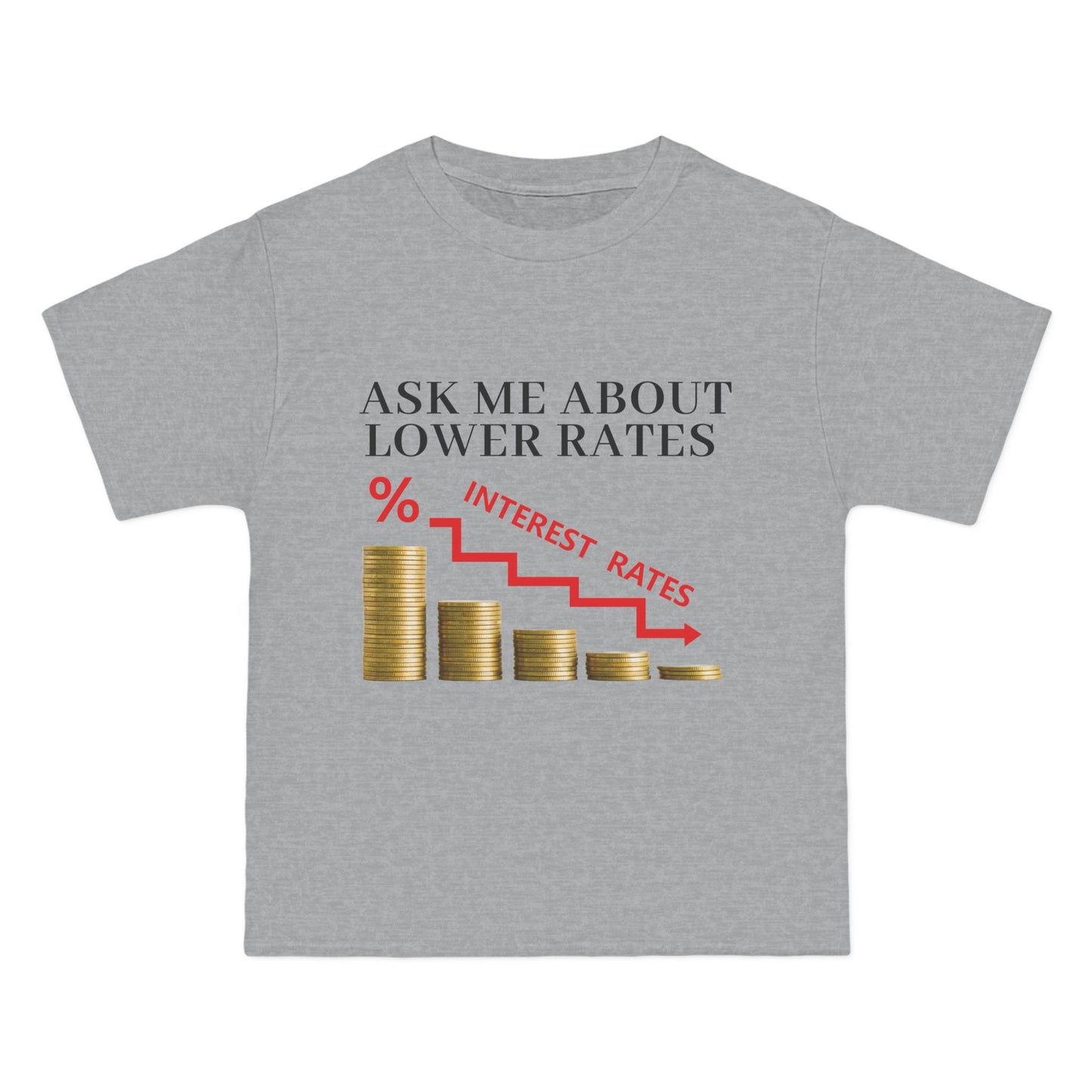 T-Shirt - Ask Me About Low Rates Funny Tee Shirt