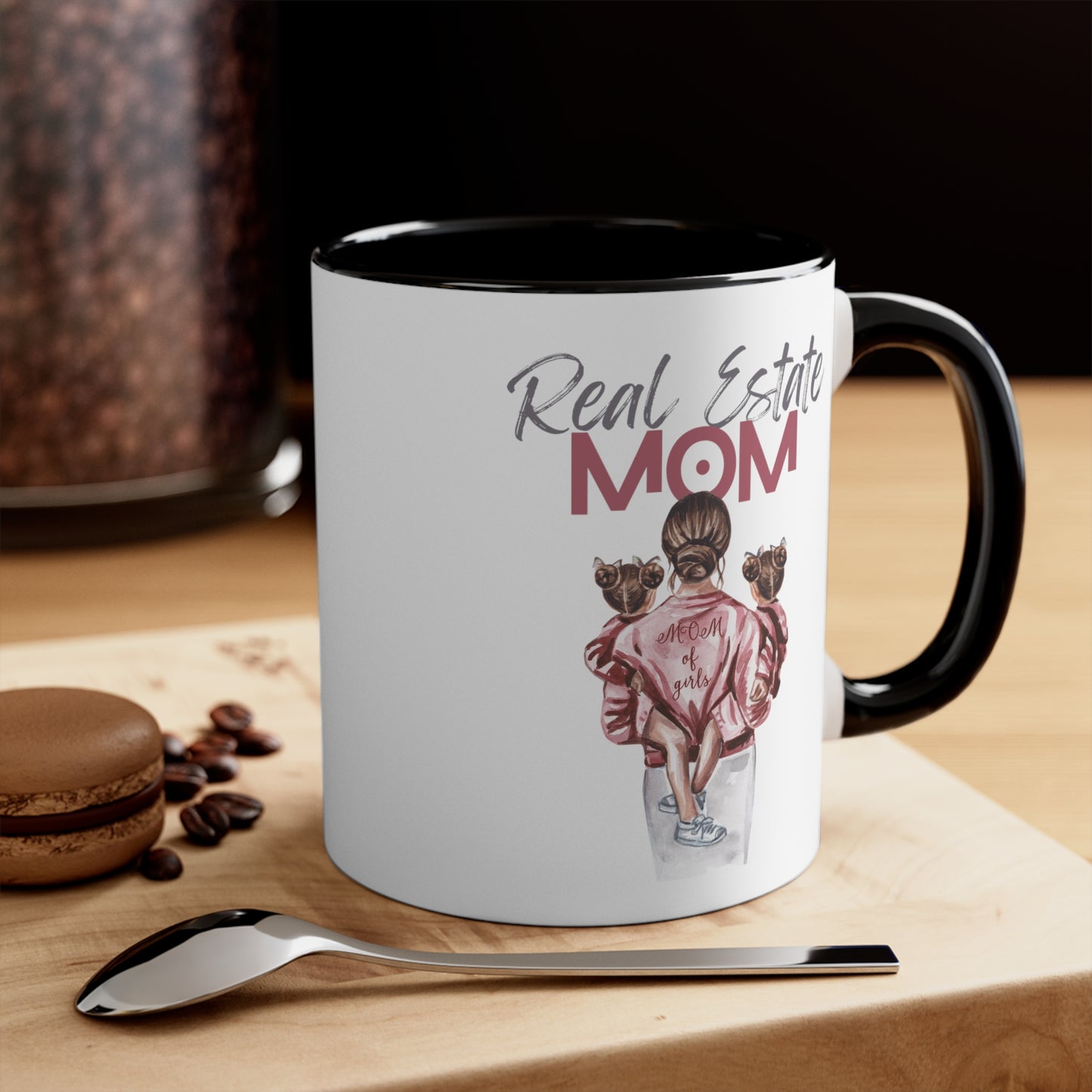 Real Estate Mom Accent Coffee Mug, 11oz