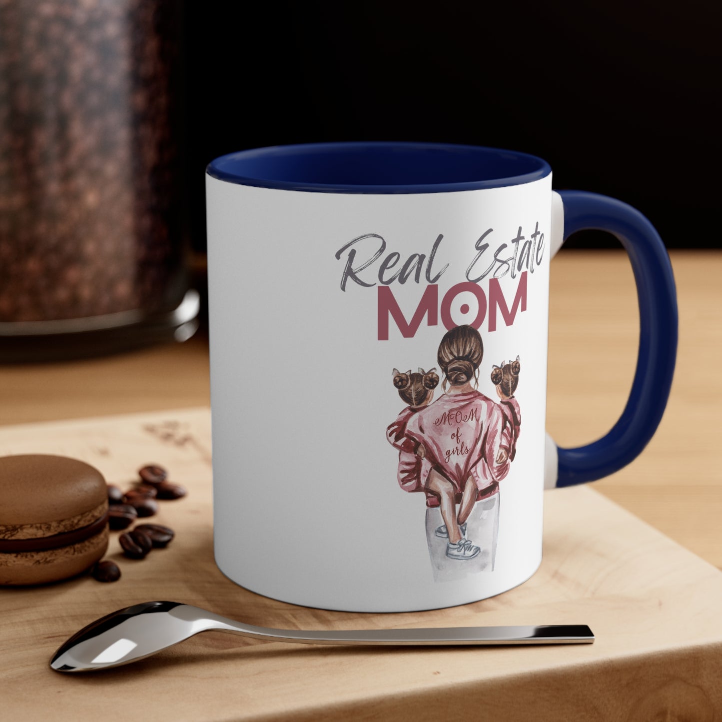 Real Estate Mom Accent Coffee Mug, 11oz