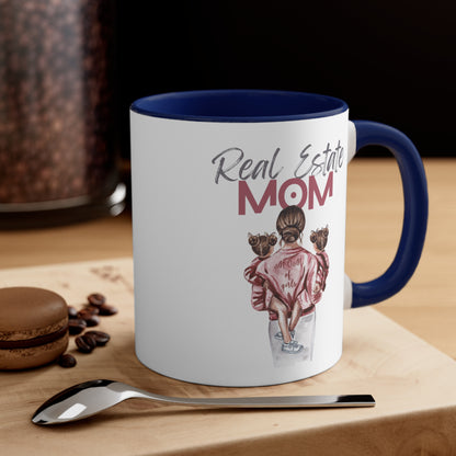 Real Estate Mom Accent Coffee Mug, 11oz