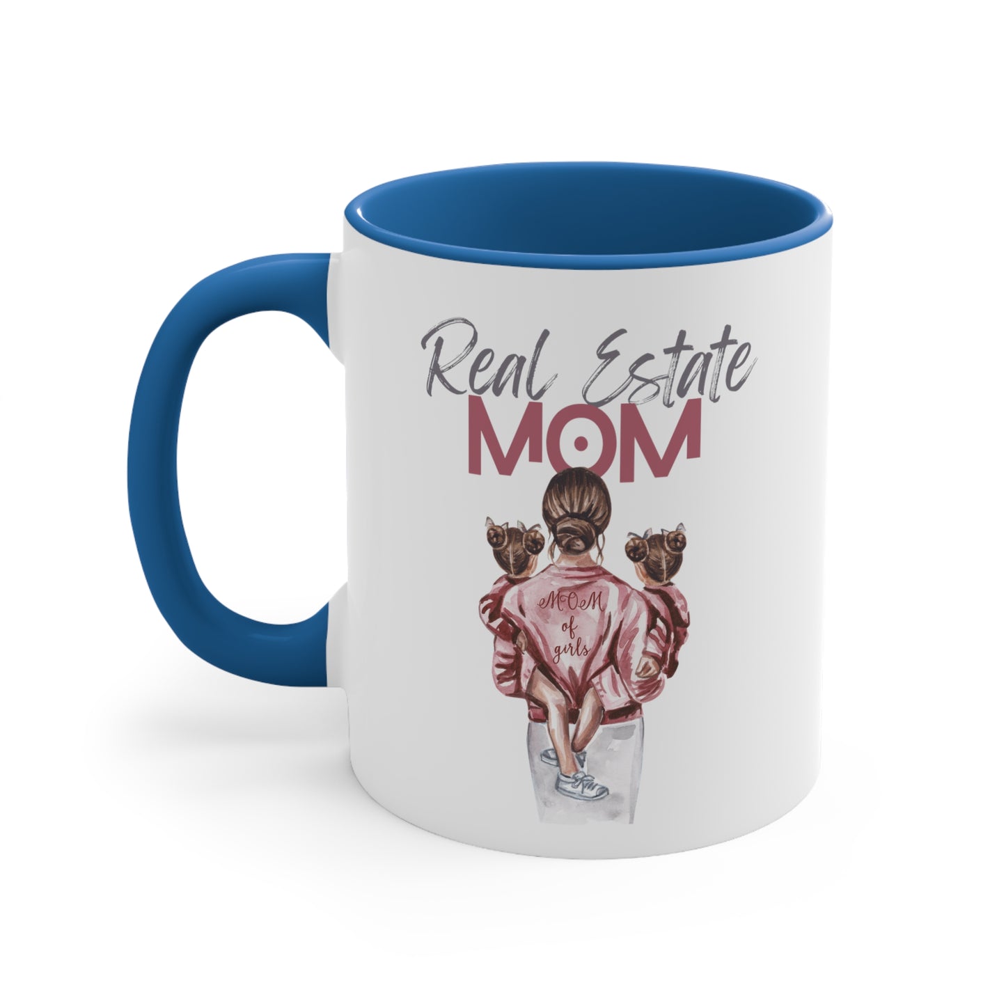 Real Estate Mom Accent Coffee Mug, 11oz