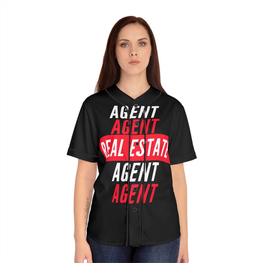 Real Estate Agent Women's Baseball Jersey