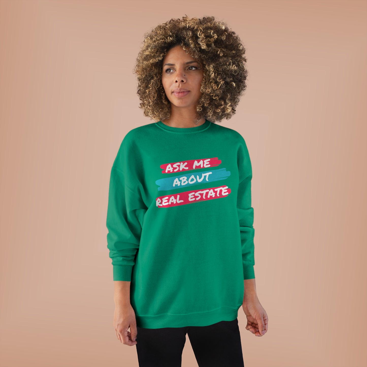 Ask me about Real Estate Unisex EcoSmart® Crewneck Sweatshirt