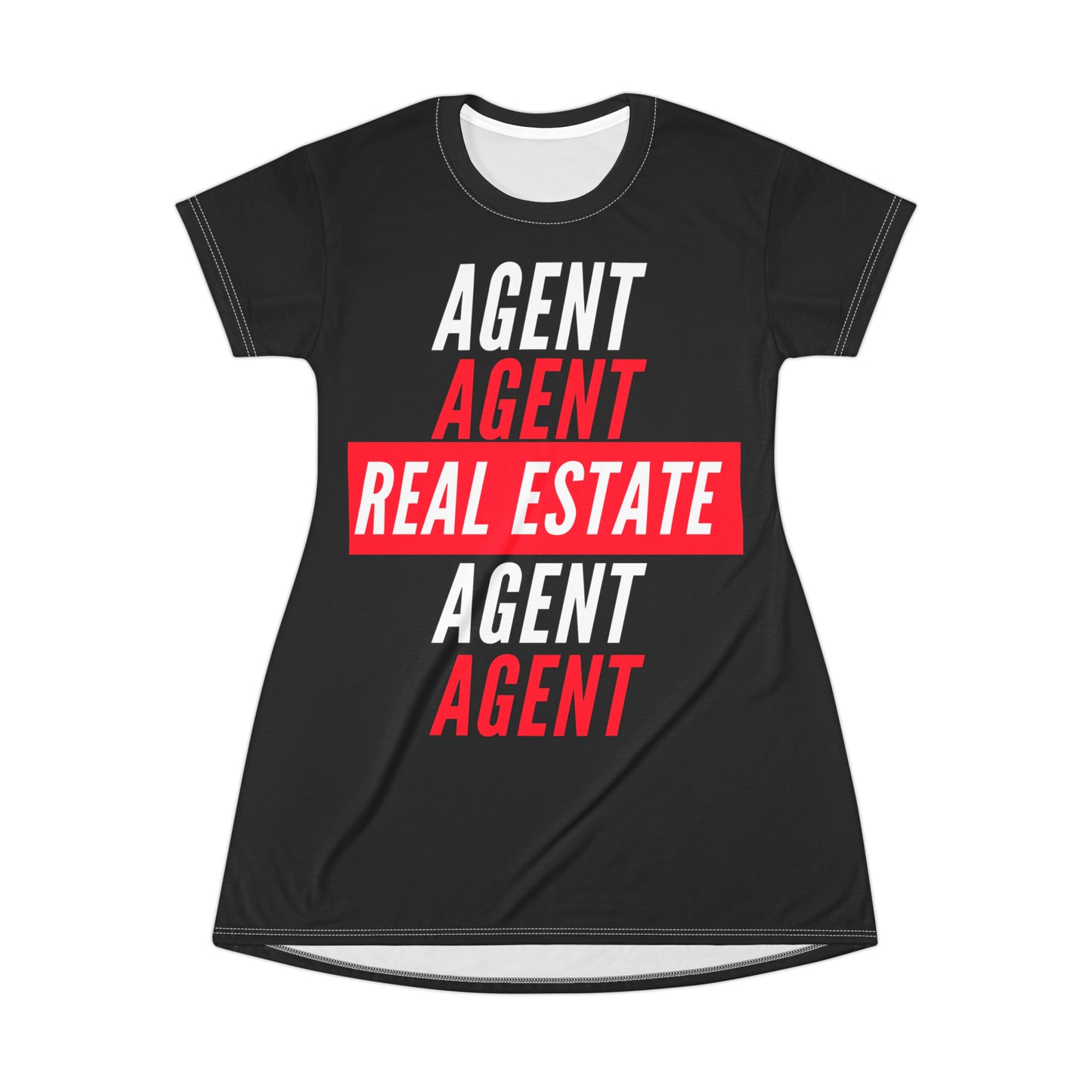 Real Estate Agent T-Shirt Dress