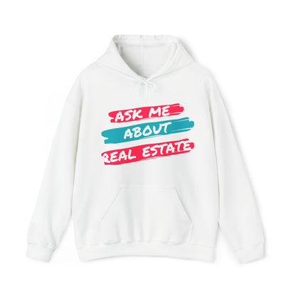 Ask me about Real Estate Unisex Heavy Blend™ Hooded Sweatshirt