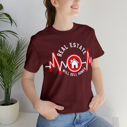 REAL ESTATE MOM Unisex Jersey Short Sleeve Tee