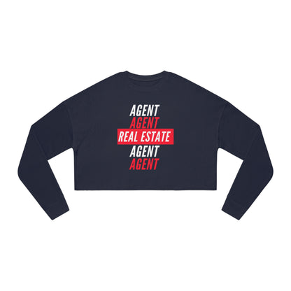 Real Estate Agent Women's Cropped Sweatshirt