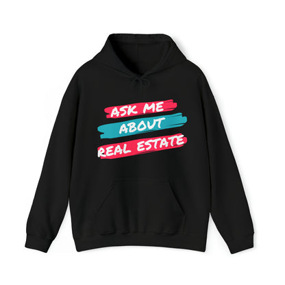 Ask me about Real Estate Unisex Heavy Blend™ Hooded Sweatshirt