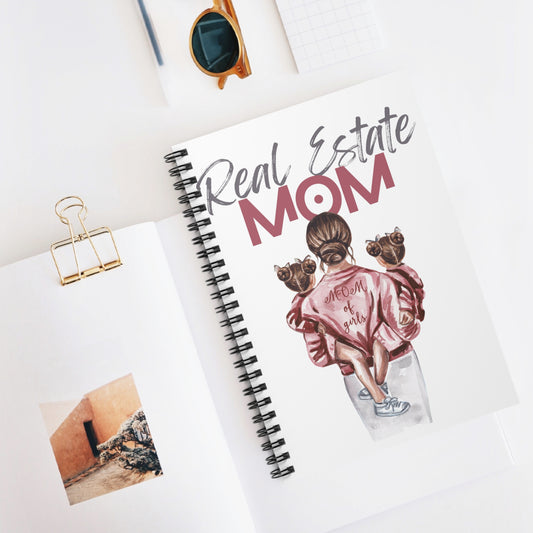 Real Estate Mom Spiral Notebook - Ruled Line