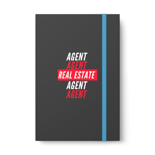 Real Estate Agent Color Contrast Notebook - Ruled