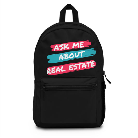 Ask me about Real Estate Backpack