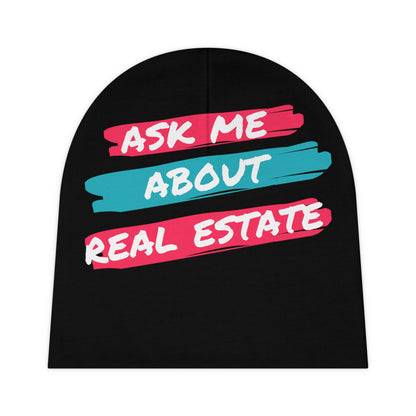 Ask me about Real Estate Baby Beanie (AOP)