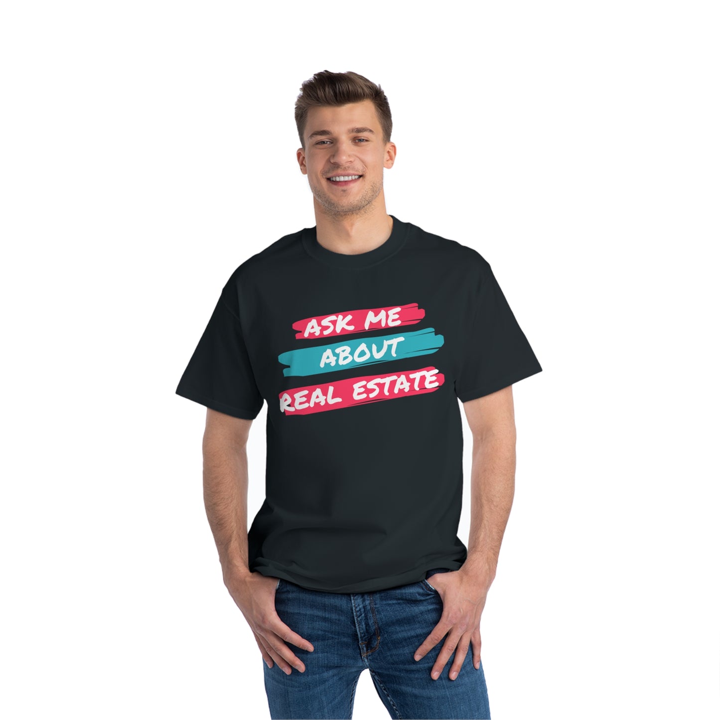 Ask me about Real Estate Beefy-T®  Short-Sleeve T-Shirt