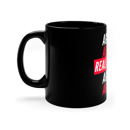 Real Estate Agent 11oz Black Mug - Custom Real-estate Accessories