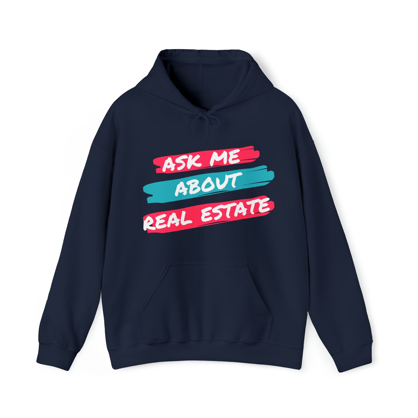 Ask me about Real Estate Unisex Heavy Blend™ Hooded Sweatshirt