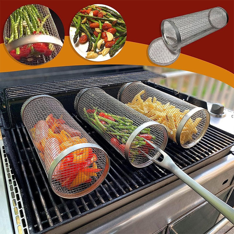 Stainless Steel Grilling Basket - Closing Gift