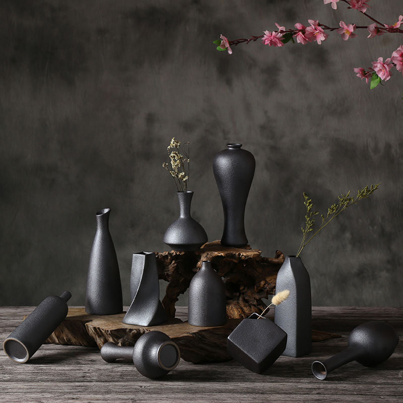 Black Glaze Vase - Closing Gift