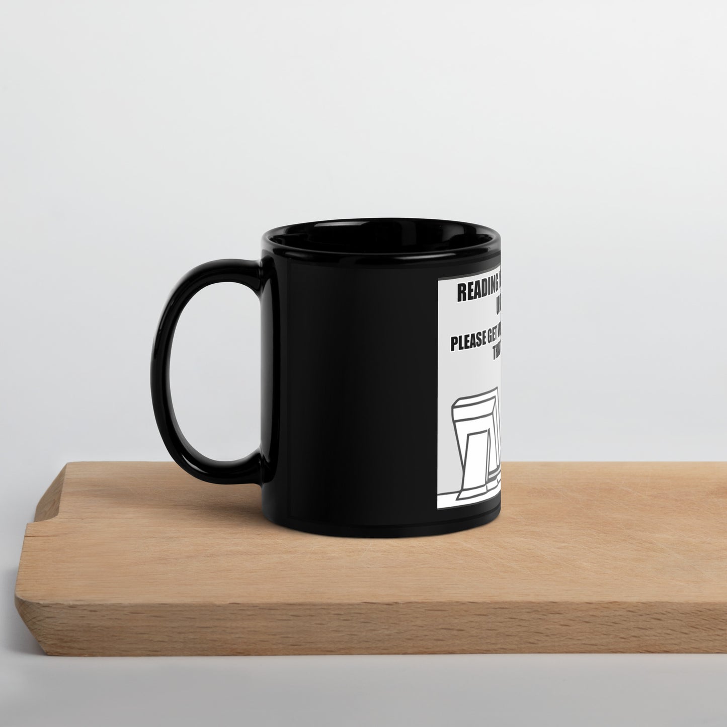 TMMS HOA Black Glossy Mug