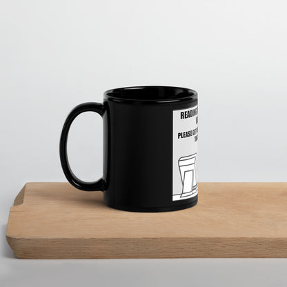 TMMS HOA Black Glossy Mug