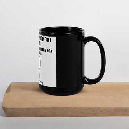 TMMS HOA Black Glossy Mug