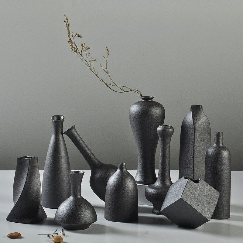 Black Glaze Vase - Closing Gift